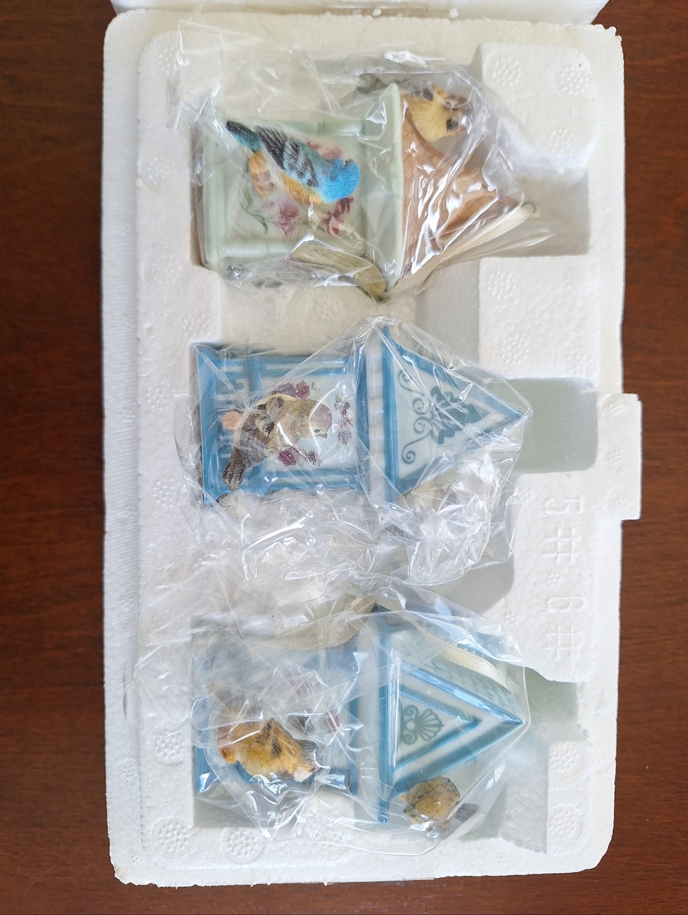 The Bradford Editions Heirloom Porcelain Ornament Collection NWT